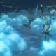 Link flies through clouds in BotW 2.
